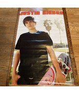 Vintage 2010 Justin Bieber skateboard full size poster 22.5 x 34 NEW Old... - £14.23 GBP