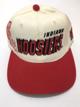 Sports Specialties Shadow Laser Snapback Hat Indiana Hoosiers NCAA Vtg 9... - £373.64 GBP