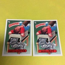 1987 Garbage Pail Kids Cards Series 8 330a Lotta Lotta / 330b Dupli-Kit MINT - £7.82 GBP
