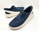 Kizik Roamer Knit Men&#39;s 7.5, Women&#39;s 9 Blue Handsfree Low Top Shoes Snea... - $31.49
