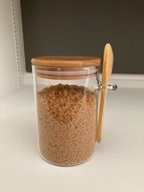 Kajiewo 1Pack Glass Jar with Bamboo Lids,Glass Food Storage 18.5Oz/540ML... - $11.88