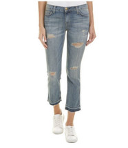 Current Elliott Cropped Raw Hem Straight Jeans New with tag size 31 - £68.35 GBP