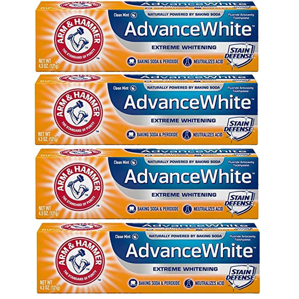4-ARM & HAMMER Advance White Baking Soda & Peroxide Toothpaste Extreme Whitening