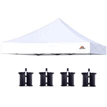 Waterproof 10x10 Canopy Replacement Top with 4 Weight Bags - Event Ready - $148.45