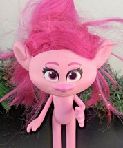 DreamWorks Trolls Pink Doll Hasbro C-029A 2019 DWA LLC 6&quot; No Accessories - £5.75 GBP