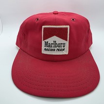 Vintage Marlboro Racing Team Hat Cap Snapback Red Made in USA - $53.82 CAD