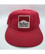 Vintage Marlboro Racing Team Hat Cap Snapback Red Made in USA - €34,29 EUR
