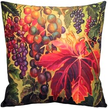 Summer Vine 20x20 Throw Pillow, with Polyfill Insert - £63.90 GBP