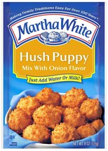 2 Martha White HUSH PUPPY MIX w/ Onion Flavor 8 oz Pouches bag hUshPuppY puppies - £15.62 GBP
