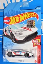 Hot Wheels 2021 Factory Set Then And Now Series #164 &#39;17 Ford GT White w/ PR5s - £3.87 GBP