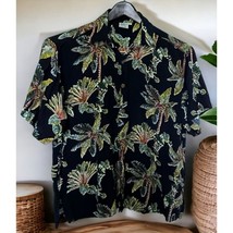 Coconut Beach Hawaiian Shirt Mens Size XL Vintage Palm Trees Button Down - $43.87