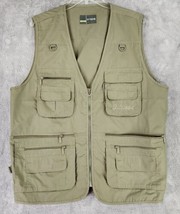 Outdoor 1988 Vest Mens Medium Army Green Multi Pocket Outdoor Fishing Hu... - £17.40 GBP