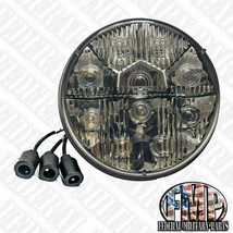 ONE NEW Military LED Headlight 24V Plug&amp;Play fits HUMVEE M998 M1045A2 M3... - £99.87 GBP