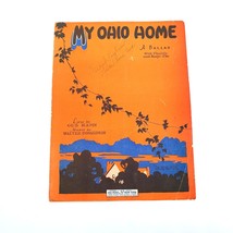 Vintage Sheet Music 1927 My Ohio Home Piano Vocal Ukulele Banjo Donaldson Kahn - £11.09 GBP
