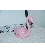Swan Pink Cast Metal Trinket Box Tea Lite Candle holder Figure 2.5 x  3.... - £9.33 GBP