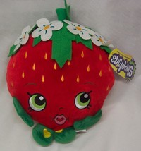 Shopkins Strawberry Kiss Character 12&quot; Pillow Plush Stuffed Animal Toy New - £15.82 GBP