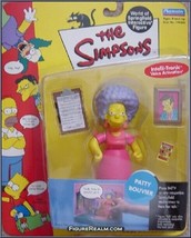 The Simpsons Patty Bouvier Action Figure Playmates World of Springfield,... - $14.01