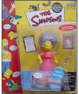 The Simpsons Patty Bouvier Action Figure Playmates World of Springfield,... - £11.00 GBP