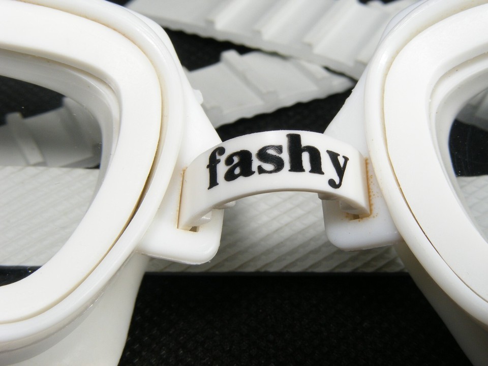 Fashy High Quality White Swimming Goggles Glasses Mask Leak Proof Item image 5
