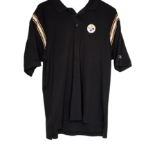 Mens Reebok Play Dry NFL Apparal Pittsburgh Steelers Golf Polo XL - £23.47 GBP