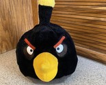 Angry Birds Black Bomb 10&quot; Plush Stuffed Animal - £11.38 GBP