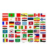 Universal Flag Embroidered Patch 3 x 2 Inch Worldwide Nation Embroidery ... - $10.61