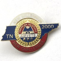 Tennessee New Millennium New Challenges 2000 Metal Enamel Pin American Veterans - £7.95 GBP