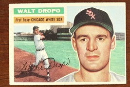 Vintage Baseball Card Topps 1956 #238 Walt Dropo 1st Base Chicago White Sox - £8.89 GBP