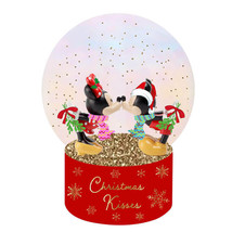 Disney Mickey Christmas Christmas Kisses Snowglobe - £59.31 GBP