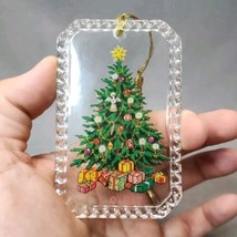 Christmas Ornament Avon Lead Crystal Annual Ornament Vintage 1987 Christmas Tree - £11.32 GBP