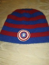 Marvel Kids Hat One Size Fits Most 100% Acrylic Red White Blue July 2016 - £7.00 GBP