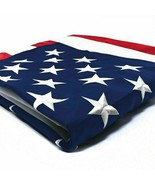 American Flag Embroidered 3x5FT Outdoor Heavy Duty Sewn Stripe Stars Yar... - $14.83