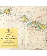 1970s Hawaiian Islands Placemat Depth Chart Maritime Nautical Signals DW... - $459.01 MXN