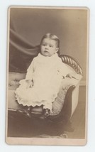Antique ID&#39;d CDV 1880 Adorable little Boy named Georgie Carpenter Philadelphia - £7.49 GBP