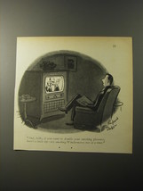 1953 Cartoon by Richard Decker - And, folks, if you want to double - £14.48 GBP