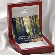 Express Your Love Gifts Be Strong Inspirational Message Gift Eternity Ribbon Sto - £43.43 GBP