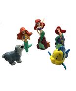 Disney Princess Ariel The Little Mermaid 2-4&quot; Figurine Set With Flounder... - €13,72 EUR