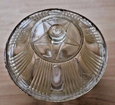 Vintage Soviet saltcellar with a star. Glass. USSR. - £23.19 GBP