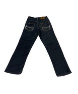 American Hawk Boys Jeans Size 14 Dark Blue 24X27 Flap Pockets - £11.71 GBP