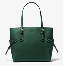 New Michael Kors Voyager Saffiano Leather Tote Bag Racing Green with Dust bag - £98.64 GBP