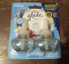 Glade Plugins Refills Air Freshener, AQUA WAVES  Scented &amp; Essential Oils (BN4) - £12.21 GBP