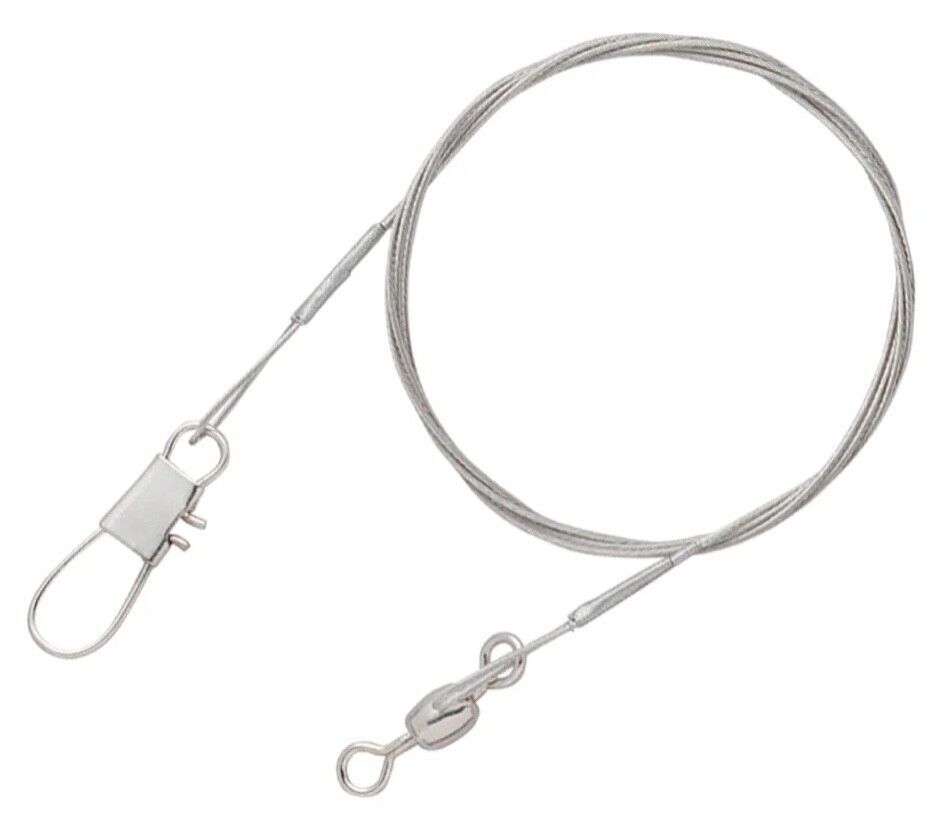 Eagle Claw Nylon Coated Steel Leaders, 6”, 20 lb Test, Pack of 3 - $3.29