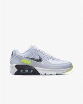 Nike kids' air max 90 gs sneaker WHITE / BLUE - $1,779.93 MXN