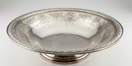 Gorham Sterling Silver King Edward Large Footed Bowl #378 Gorgeous Cente... - $1,559.28