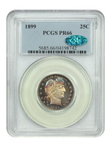 1899 25C PCGS/CAC PR66 - $2,291.63