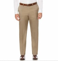 Savane Dress Pants Men&#39;s Khaki 38 x 32 Straight New - £23.87 GBP