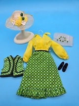 Vintage Barbie Best Buy #9627 Peasant Dress With Vest Complete Perfect! - £33.91 GBP