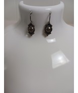 STERLING SILVER 925 EARRINGS WITH DANGLE EARWIRE .75&quot; - $336.76 MXN