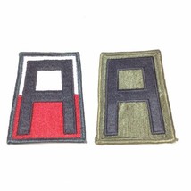 US Army Shoulder Patch 1st Army WW II Era Class A &amp; Subdued Embroidered ... - $9.63