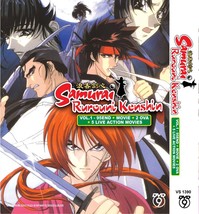 Complete Box Set Samurai Rurouni Kenshin + The Movie + 2 OVA + 5 Live Action DVD - £31.14 GBP